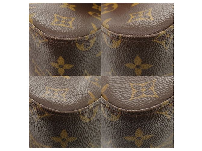 Bolsa de mão Mini Looping Monogram Louis Vuitton Marrom - vista 5