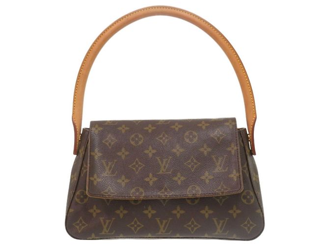 Borsa a mano Mini Looping Monogram Louis Vuitton Marrone Monogramma - vista 2