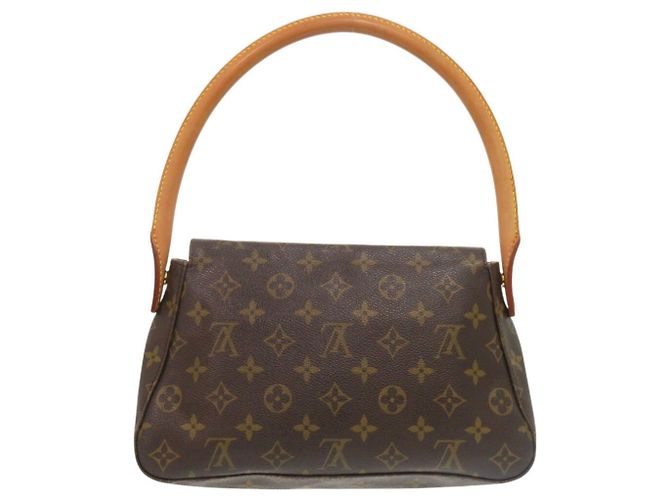 Borsa a mano Mini Looping Monogram Louis Vuitton Marrone Monogramma - vista 3