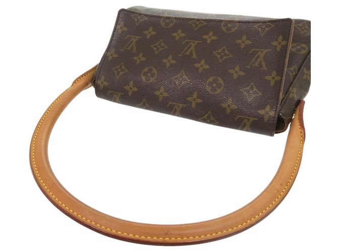 Borsa a mano Mini Looping Monogram Louis Vuitton Marrone Monogramma - vista 8