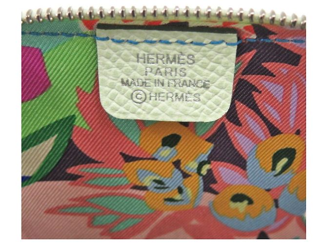 Monedero compacto mini de seda Azap de Hermès - vista 8