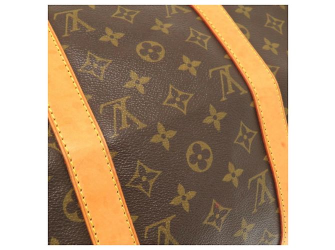 Borsa Boston Monogram Keepall 50 di Louis Vuitton Marrone Monogramma - vista 10