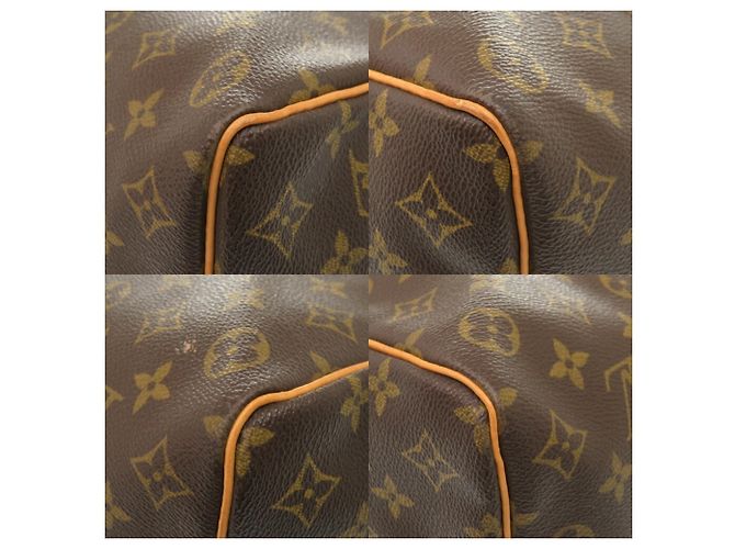 Borsa Boston Monogram Keepall 50 di Louis Vuitton Marrone Monogramma - vista 5