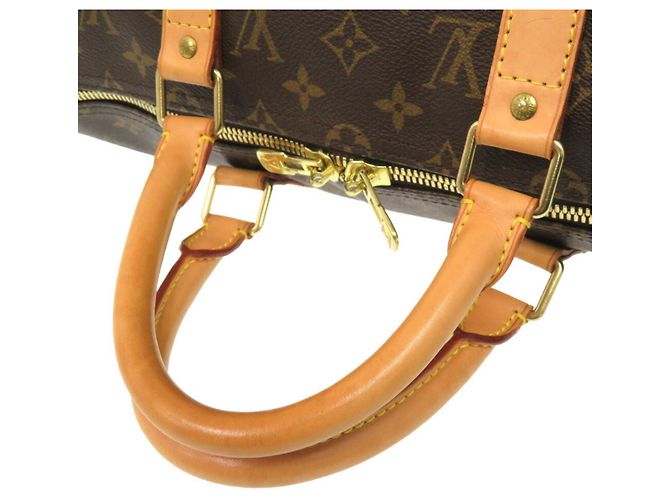 Borsa Boston Monogram Keepall 50 di Louis Vuitton Marrone Monogramma - vista 6