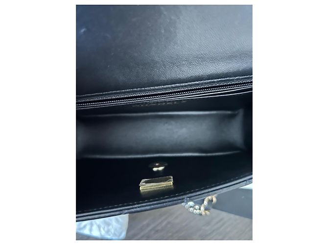 Timeless Chanel Mini borsa classica nera in agnello Nero - vista 5