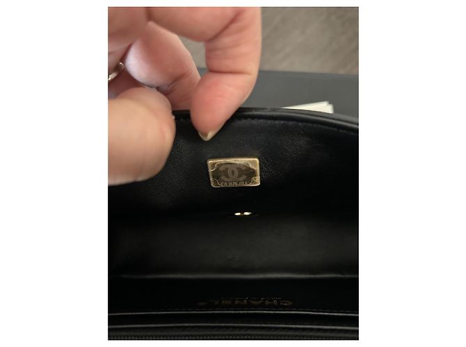 Timeless Chanel Mini borsa classica nera in agnello Nero - vista 7
