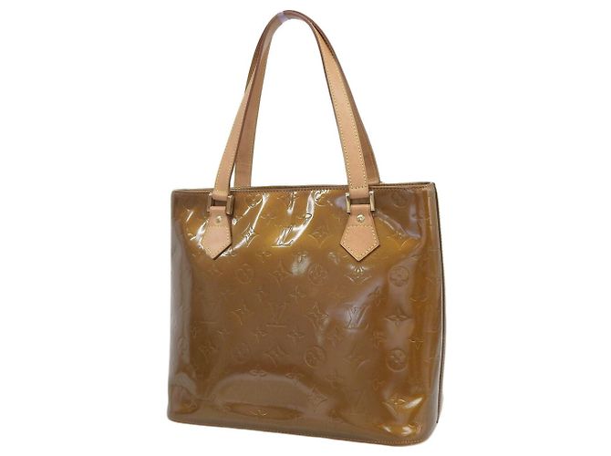 Borsa Tote Houston in Monogram Vernis di Louis Vuitton Bronzo - vista 2