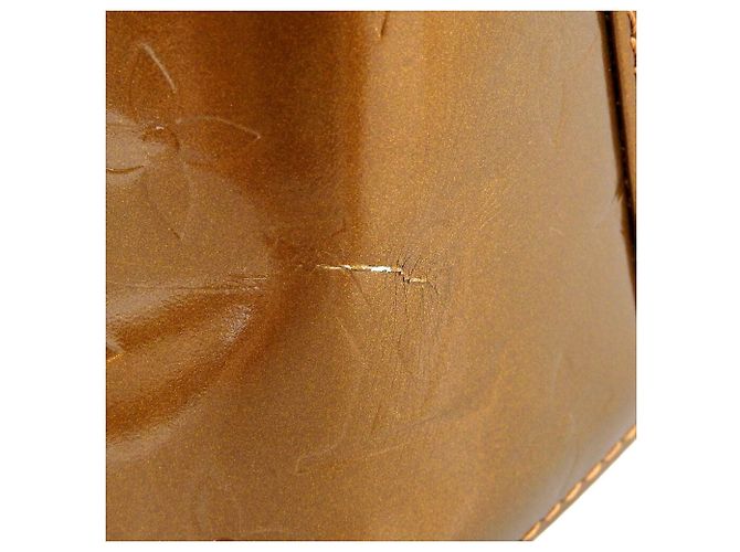 Borsa Tote Houston in Monogram Vernis di Louis Vuitton Bronzo - vista 4