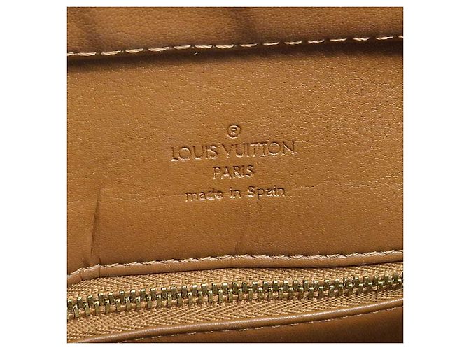 Borsa Tote Houston in Monogram Vernis di Louis Vuitton Bronzo - vista 7