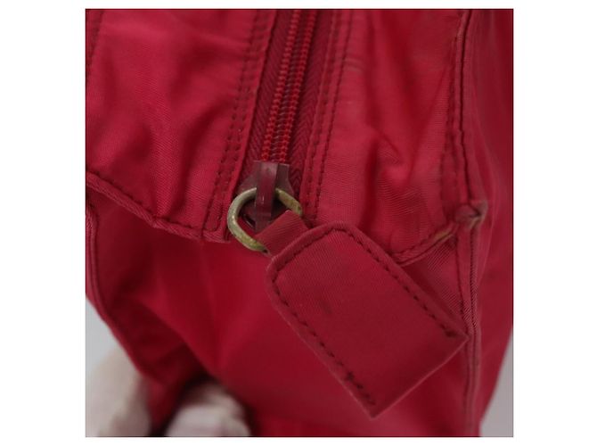 PRADA Borsa a mano in nylon rosa Auth 109805 - vista 10