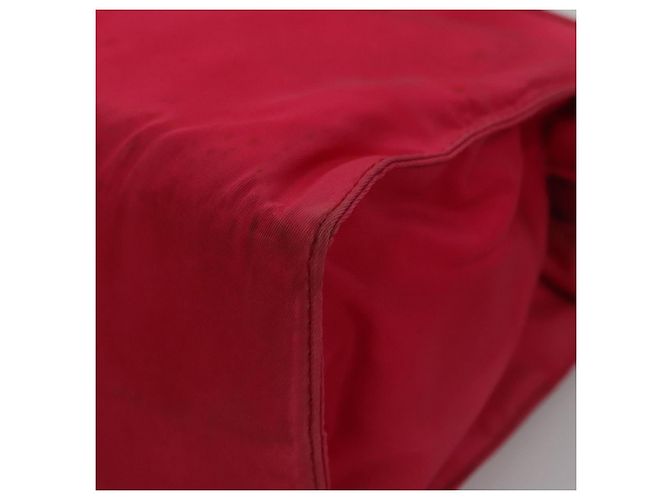 PRADA Borsa a mano in nylon rosa Auth 109805 - vista 16