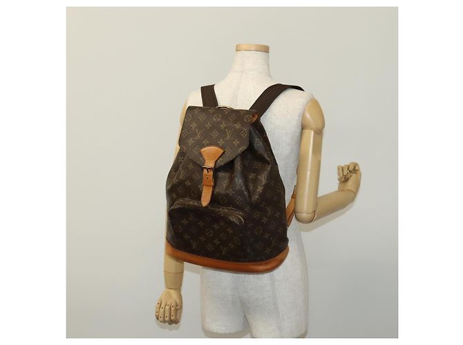 LOUIS VUITTON Monogram Montsouris GM Rucksack M51135 LV Auth ar13339 Monogramm - Ansicht 27