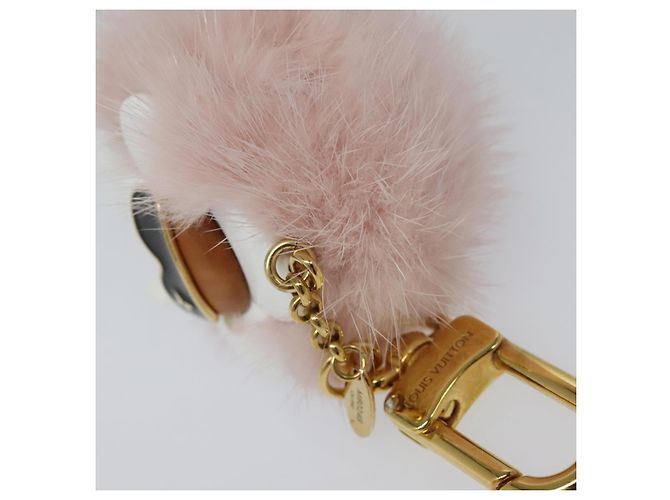 LOUIS VUITTON Vivienne Porta Chaves Charme Rosa M80248 LV Autêntico KD026 - vista 7