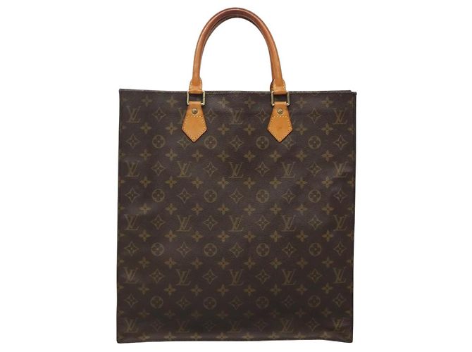 LOUIS VUITTON Monogram Sac Plat Handtasche M51140 LV Auth BD570 Monogramm - Ansicht 13