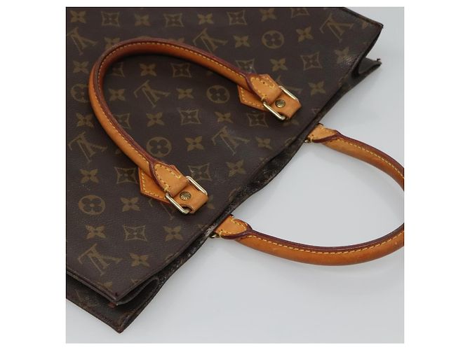 LOUIS VUITTON Monogram Sac Plat Handtasche M51140 LV Auth BD570 Monogramm - Ansicht 6