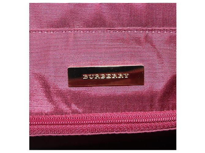 Burberry Nova Check Tote Bag aus Canvas Beige Gold Auth KD099 Golden - Ansicht 11