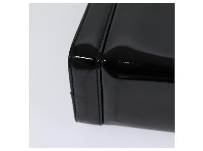Borsa a Spalla Gancini Salvatore Ferragamo Smalto Nero Oro Auth KD105 D'oro - vista 12