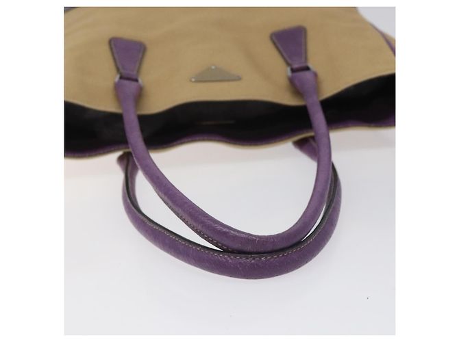 PRADA Tote Tasche aus Canvas Beige Auth ep7542 - Ansicht 7
