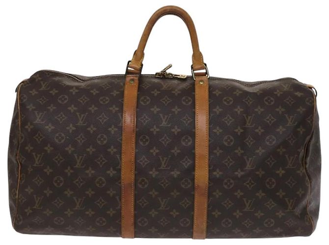 LOUIS VUITTON Monogram Keepall 55 Borsa Boston M41424 LV Auth ep7541 Monogramma - vista 13