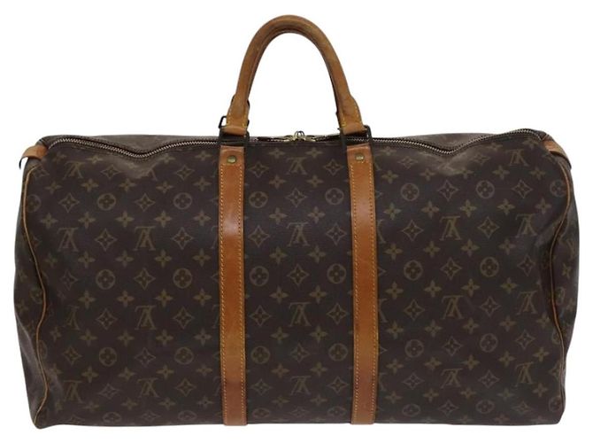 LOUIS VUITTON Monogram Keepall 55 Borsa Boston M41424 LV Auth ep7541 Monogramma - vista 2