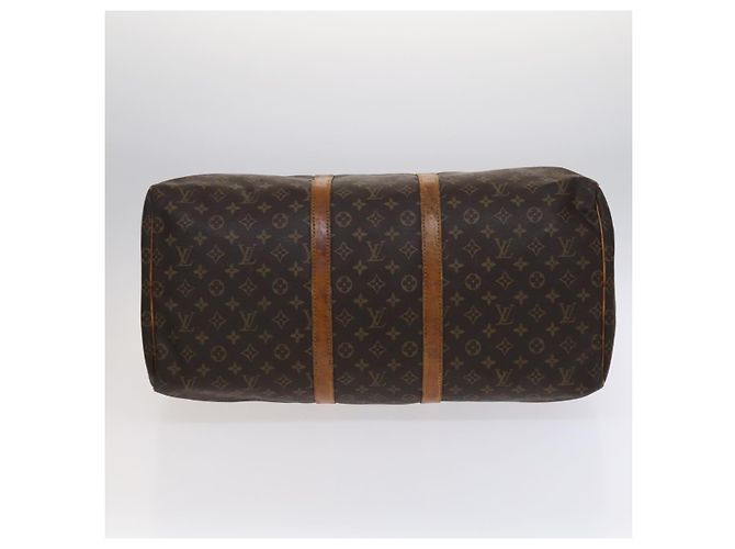 LOUIS VUITTON Monogram Keepall 55 Borsa Boston M41424 LV Auth ep7541 Monogramma - vista 5