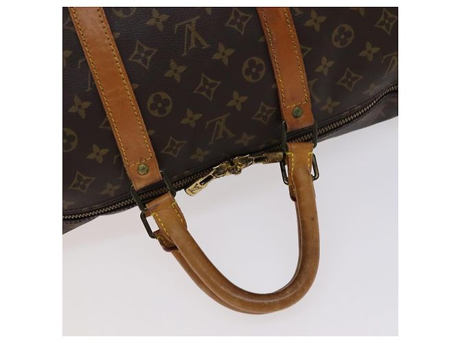 LOUIS VUITTON Monogram Keepall 55 Borsa Boston M41424 LV Auth ep7541 Monogramma - vista 7