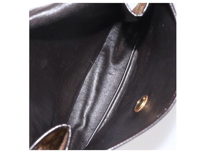 Borsa a spalla in tela Trotter Christian Dior marrone oro Auth BD172 D'oro - vista 18