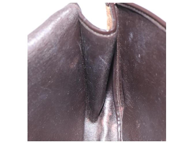 Borsa a spalla in tela Trotter Christian Dior marrone oro Auth BD172 D'oro - vista 19