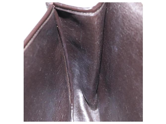 Borsa a spalla in tela Trotter Christian Dior marrone oro Auth BD172 D'oro - vista 20