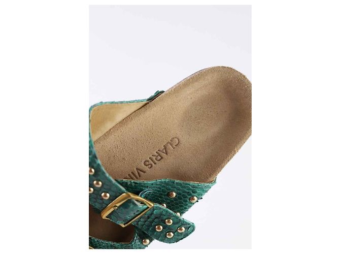 Claris Virot Grüne Sandalen - Ansicht 5