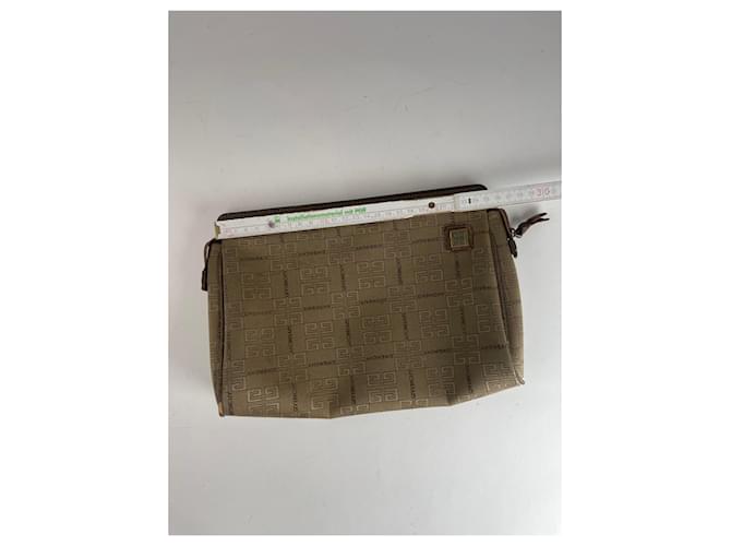 Clutch Monogram GV3 Vintage Givenchy Marrone - vista 5