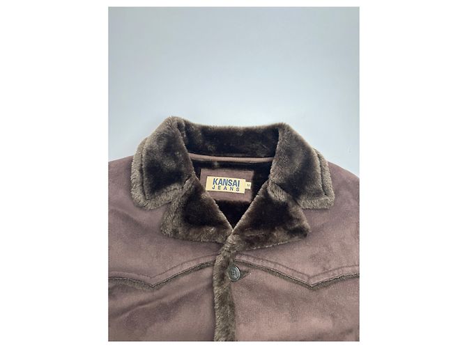Autre Marque Parka vintage Kansai Yamamoto unisex marrone S/M - vista 5