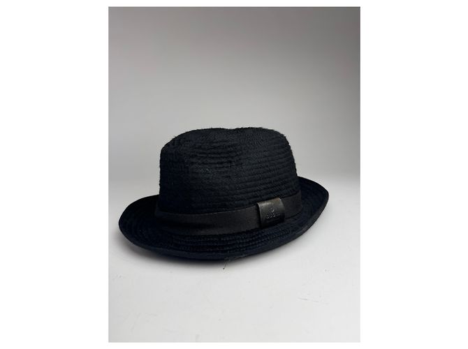 Cappello in lana vintage Gucci nero L - vista 10