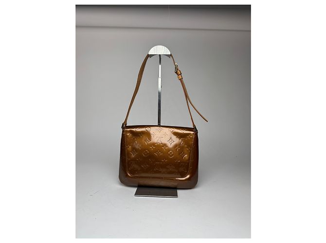 Alma Vintage Louis Vuitton Vernis Leder Tasche Braun - Ansicht 2