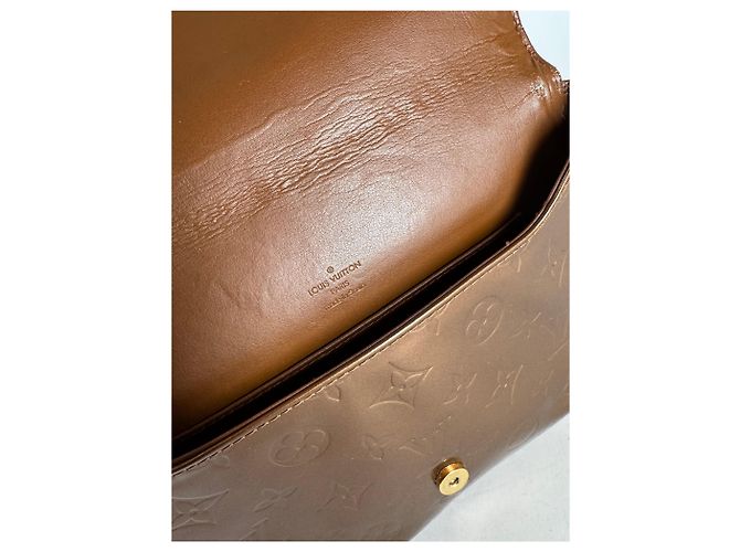 Alma Vintage Louis Vuitton Vernis Leder Tasche Braun - Ansicht 4