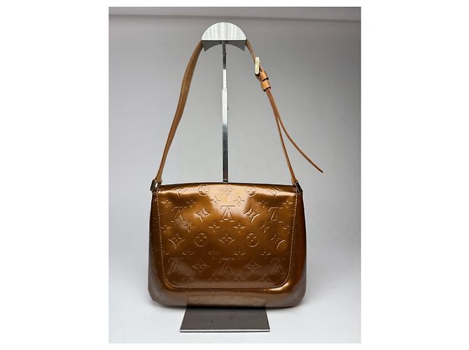 Alma Vintage Louis Vuitton Vernis Leder Tasche Braun - Ansicht 8