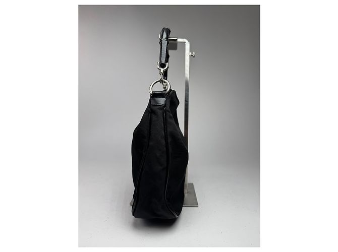 Bamboo Vintage Gucci Handtasche mit Bambusgriff in Schwarz - Ansicht 5