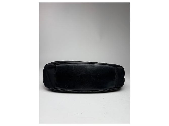Bamboo Vintage Gucci Handtasche mit Bambusgriff in Schwarz - Ansicht 8