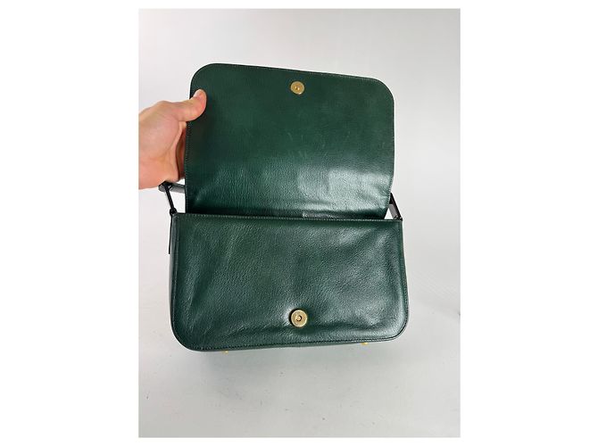 Vintage Givenchy 4G Leder Tasche grün - Ansicht 6