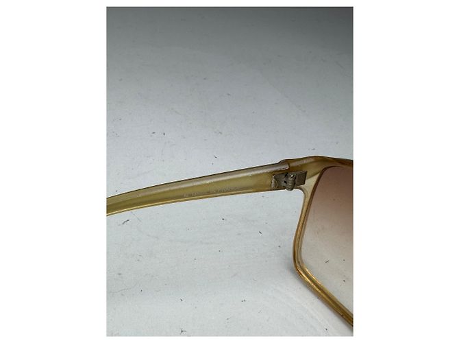 Vintage Balenciaga Übergroße Sonnenbrille Gold - Ansicht 2