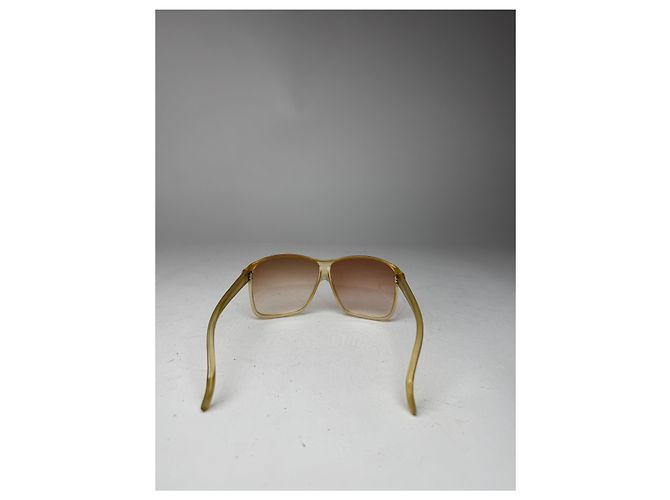 Vintage Balenciaga Übergroße Sonnenbrille Gold - Ansicht 6