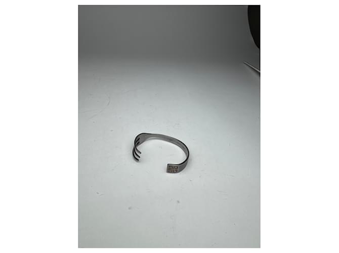Bracciale in acciaio vintage Givenchy argento - vista 10
