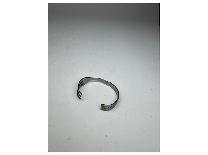 Bracciale in acciaio vintage Givenchy argento - vista 11