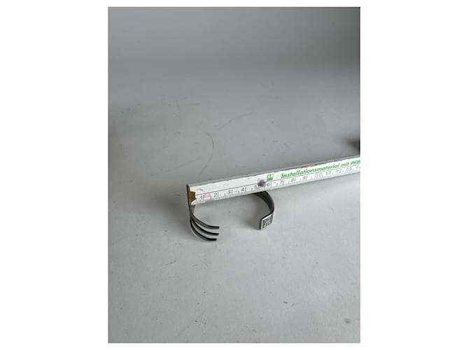 Bracciale in acciaio vintage Givenchy argento - vista 5