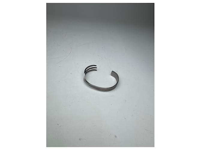 Bracciale in acciaio vintage Givenchy argento - vista 7