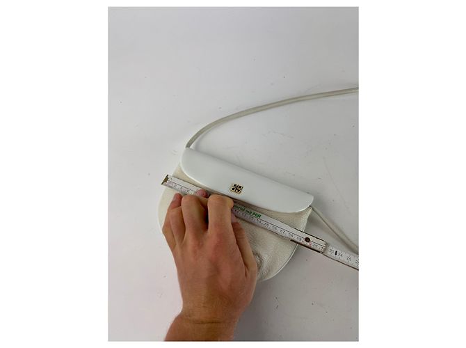 Vintage Givenchy 4G Leder Tasche Weiß - Ansicht 11