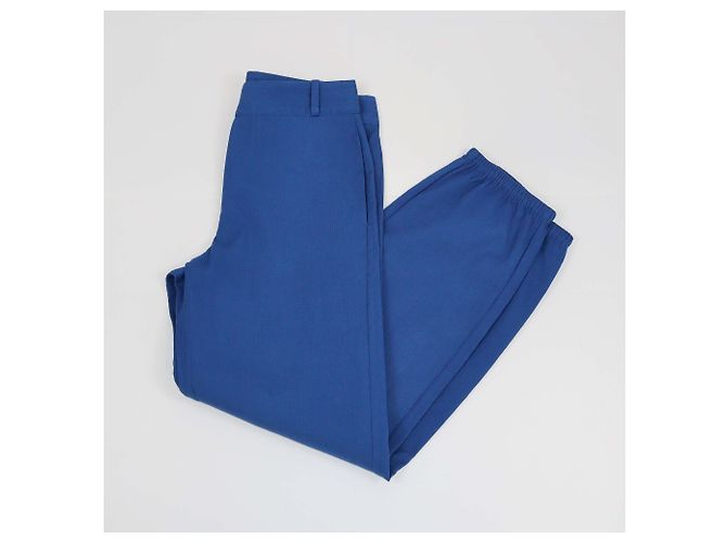 Hermès Pantalones HERMES T.FR  Algodón Azul - vista 3