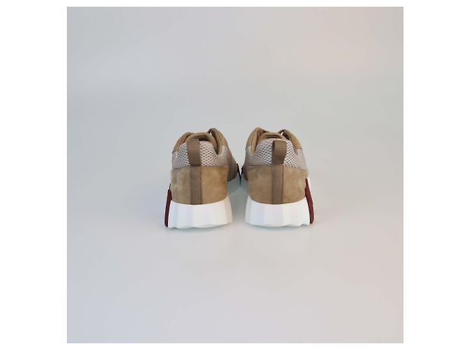 Hermès HERMES Trainer T.EU aus Wildleder Beige - Ansicht 5