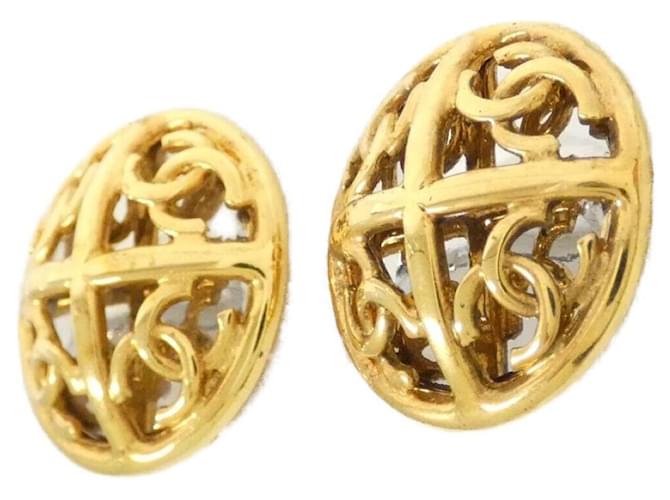 Orecchini a clip in oro e argento Chanel D'oro - vista 2