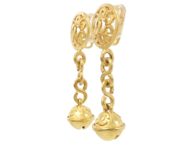 Pendientes de oro Chanel Dorado - vista 2